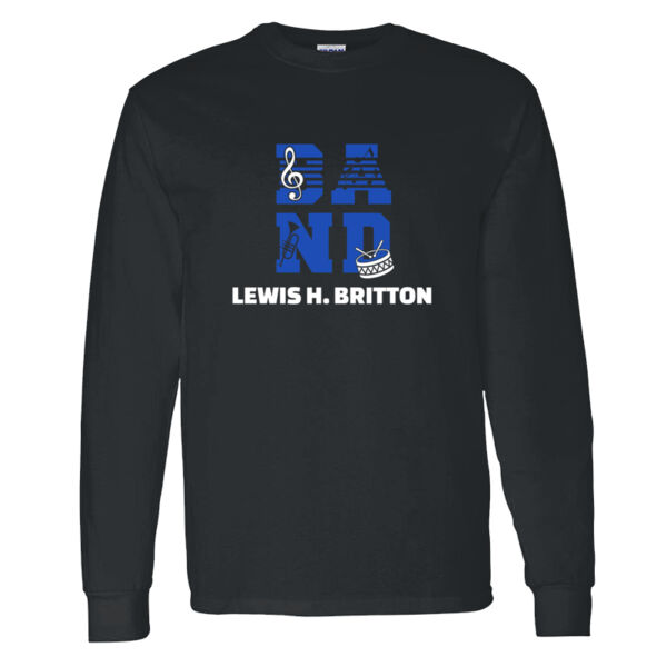 Britton Band Heavy Cotton 100% Cotton Long Sleeve T Shirt Thumbnail